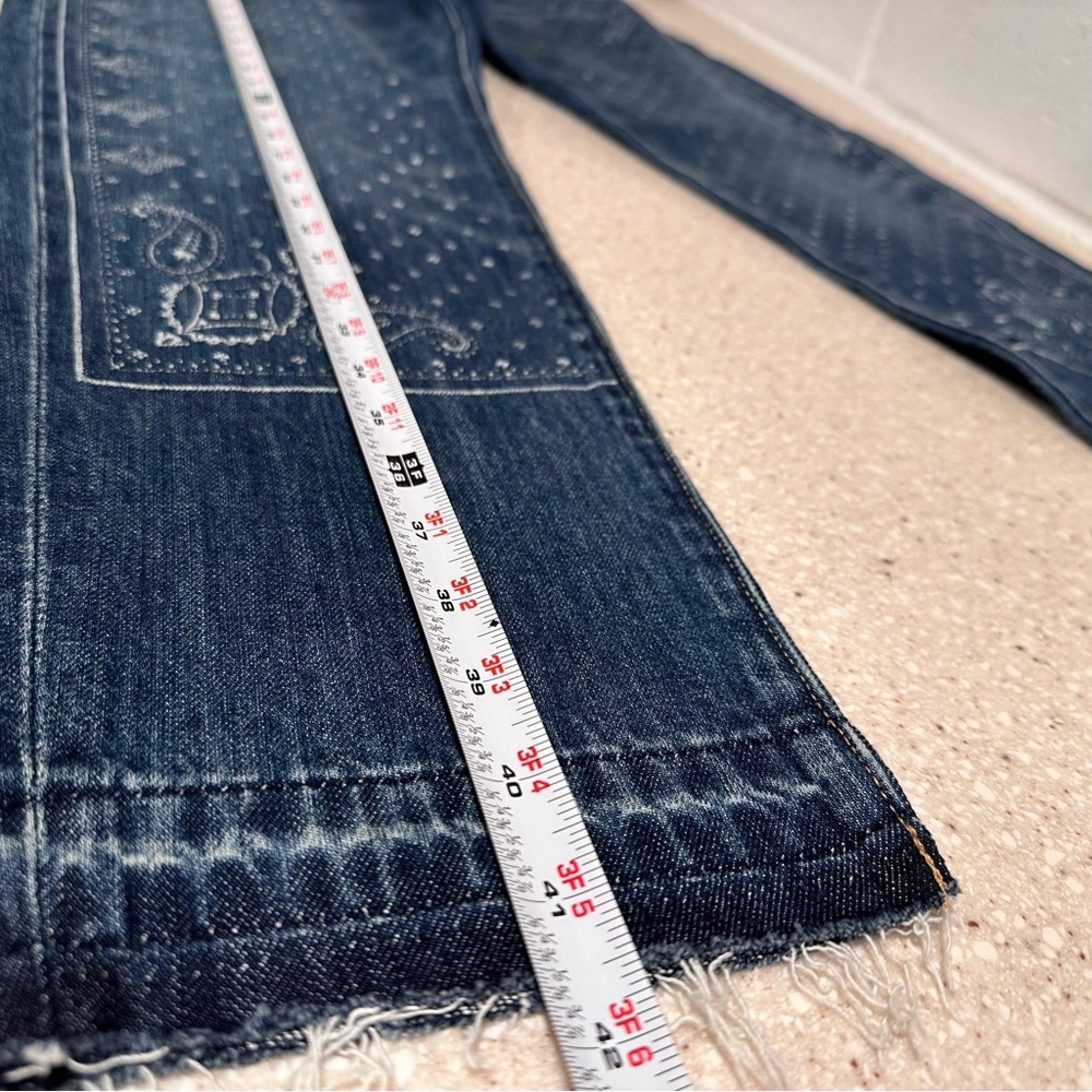 Lucky Brand Drew Mom High Rise Taper
Jeans Distressed Legend Paisley 6/28R NWT - Picture 8 of 16